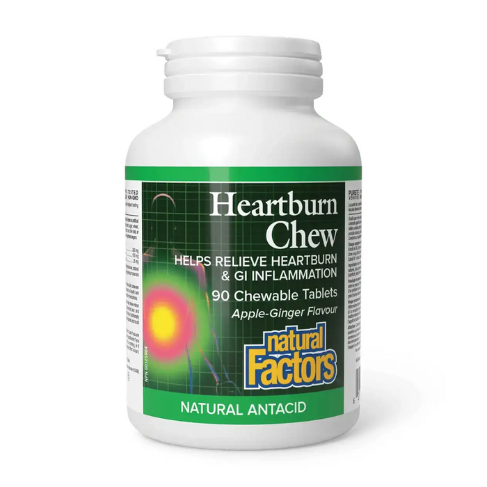 Natural Factors | Heartburn Chew 90's