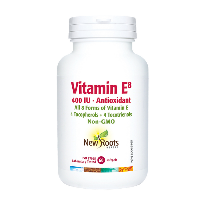 New Roots | Vitamin E8 400IU Softgels 60's