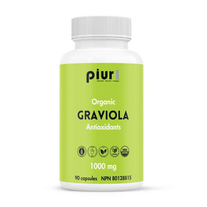 Piur1 | Organic Graviola Vegetarian Capsules