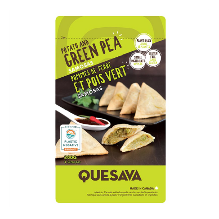 Quesava | Potato & Green Pea Samosas