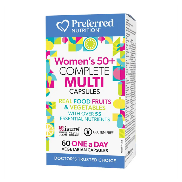 Preferred Nutrition | Women's 50+ Complete Multi Vegetarian Capsules 60's