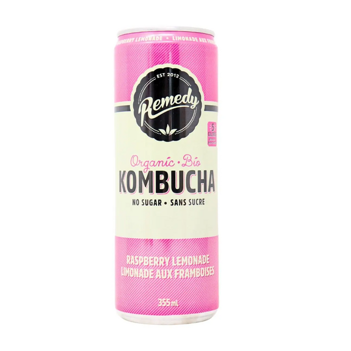 Remedy | Organic Raspberry Lemonade Kombucha