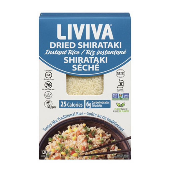 Liviva | Dried Shirataki Instant Rice 120g