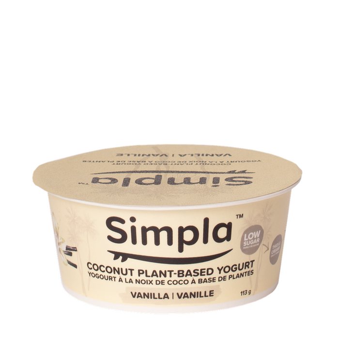 Simpla | Vanilla Flavour Plant-Based Coconut Yogurt 113g