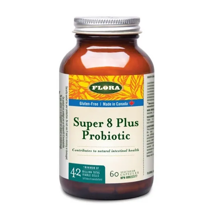Flora | Super 8 Plus Probiotic Vegetarian Capsules