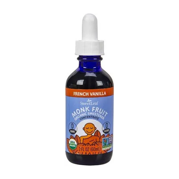 SweetLeaf | French Vanilla Flavoured Monk Fruit Drops 60ml