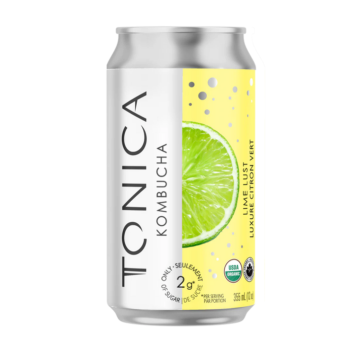 Tonica | Lime Lust Low Sugar Kombucha 355ml