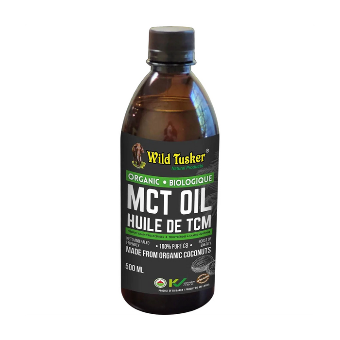 Wild Tusker | Organic C8 MCT Oil 500ml