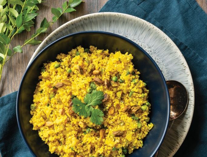 Curry Lemon Pistachio Quinoa: A Vibrant Plant-Based Side Dish
