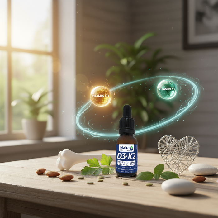 The Dynamic Duo: Why Vitamin D3 and K2 Work Better Together for Bone and Heart Health