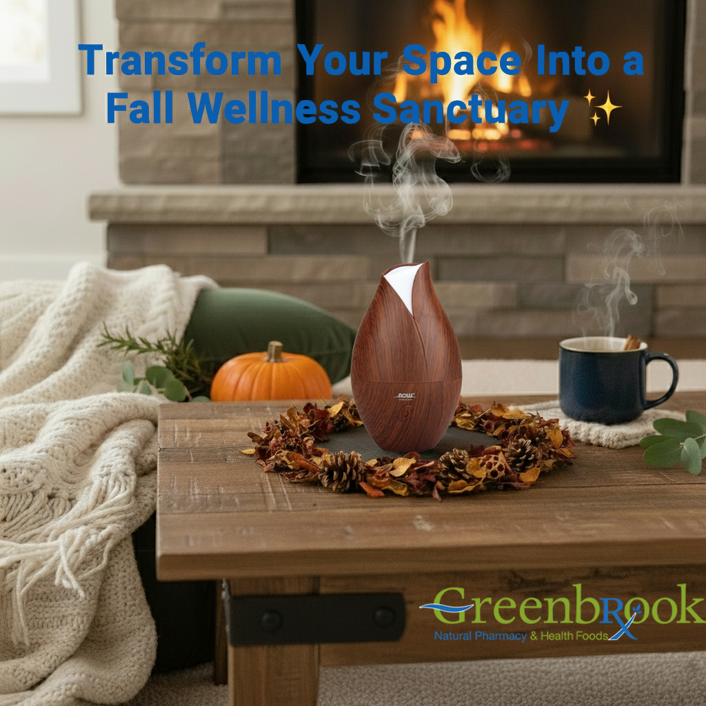 Transform Your Fall Wellness Routine with the NOW Faux Wood Ultrasonic Essential Oil Diffuser