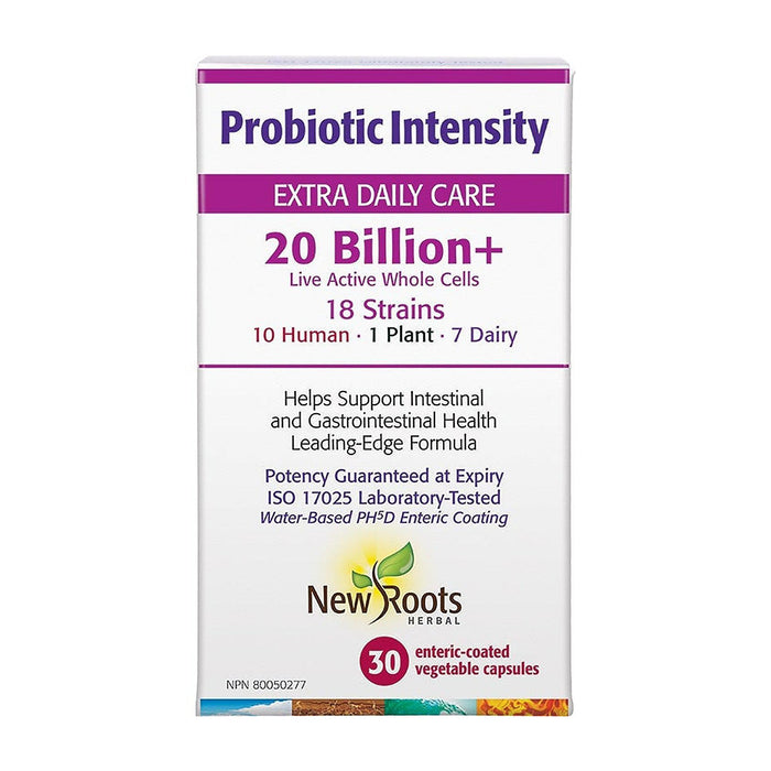 New Roots | Probiotic Intensity 20 Billion Live Cells Vegetarian Capsules