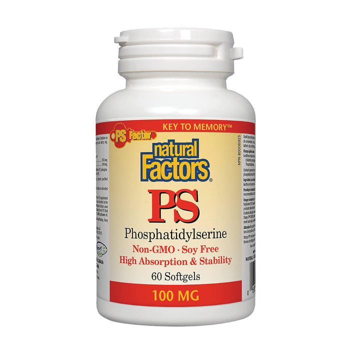 Natural Factors | PS Phosphatidylserine 100mg Softgels