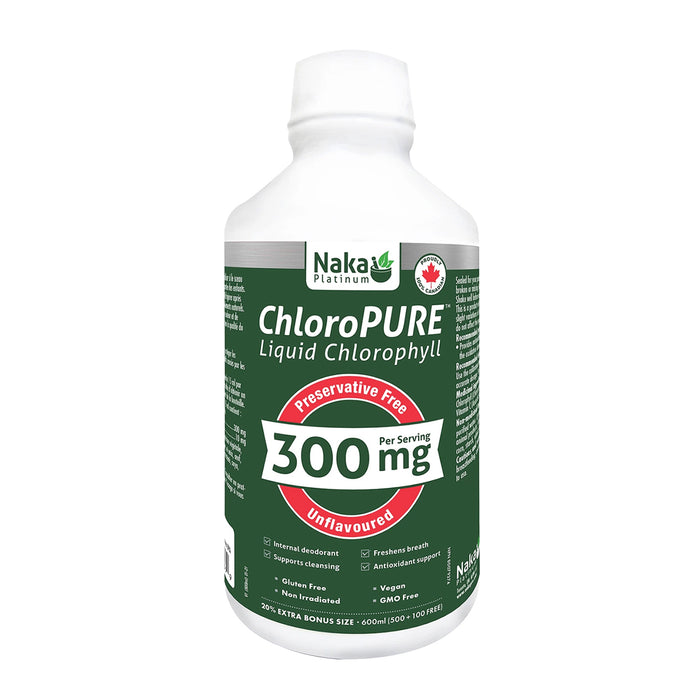 Naka Platinum | ChloroPURE 300mg Liquid Chlorophyll