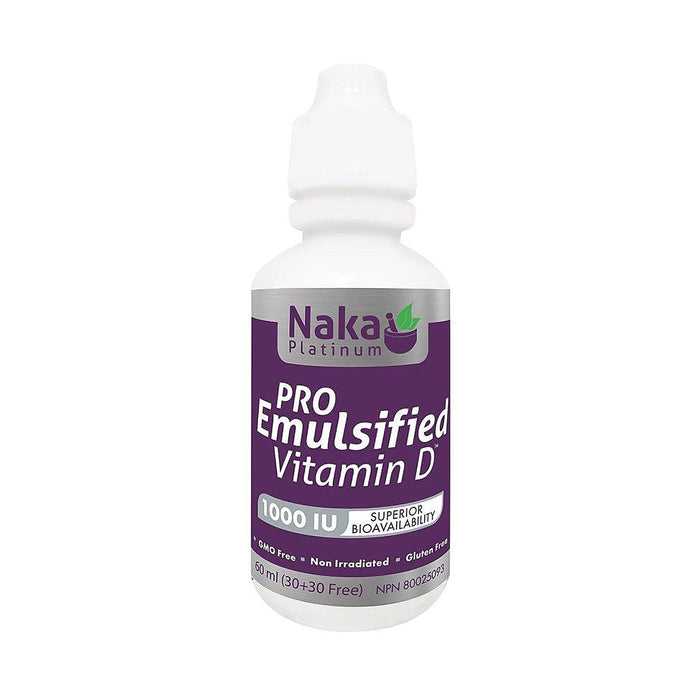 Naka Platinum | Pro Emulsified Vitamin D 1000IU Drops
