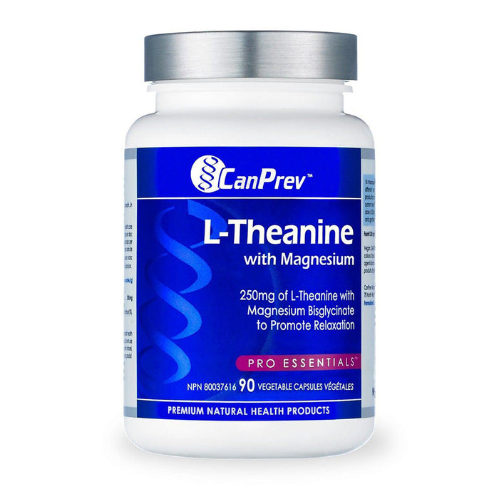 CanPrev | L-Theanine 250mg With Magnesium Vegetarian Capsules