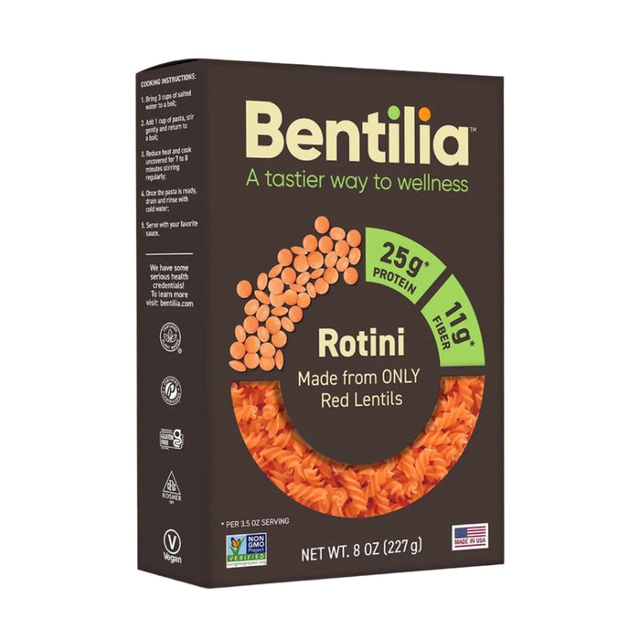Bentilia | Red Lentil Rotini Pasta