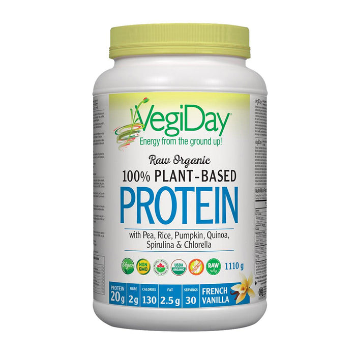 VegiDay | Raw Organic Plant-Based Vanilla Protein Powder