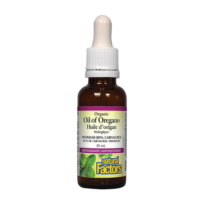 Natural Factors | Organic Oregano Oil Minimum 80% Carvacrol