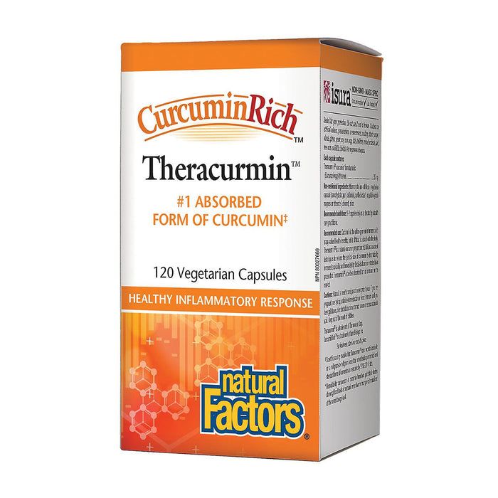 Natural Factors |  CurcuminRich Theracurmin 30mg Vegetarian Capsules