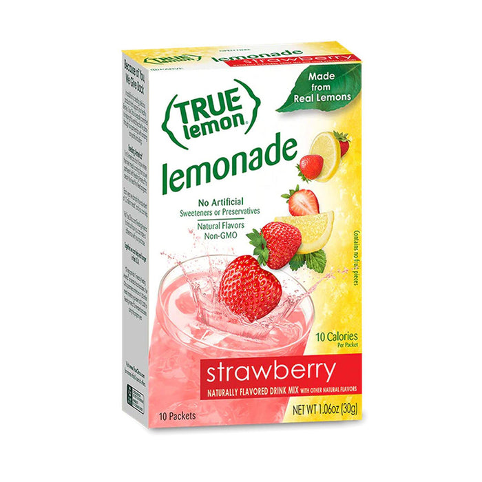 True Lemon | Strawberry Lemonade Drink Mix Packets