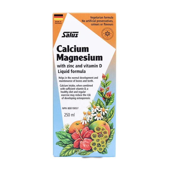 Salus | Calcium Magnesium With Zinc & Vitamin D Liquid Formula 250ml