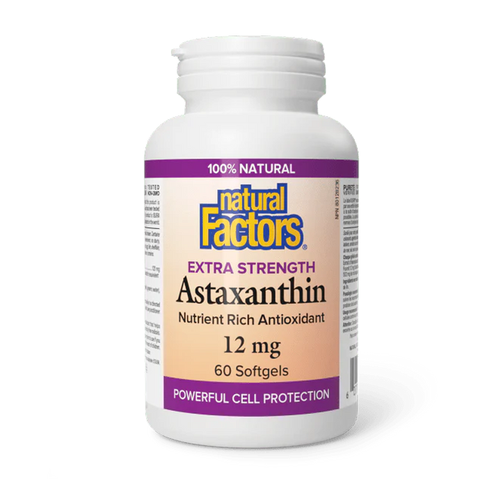 Natural Factors | Astaxanthin 12mg Softgels 60's