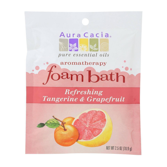 Aura Cacia | Aromatherapy Tangerine & Grapefruit Foam Bath Powder