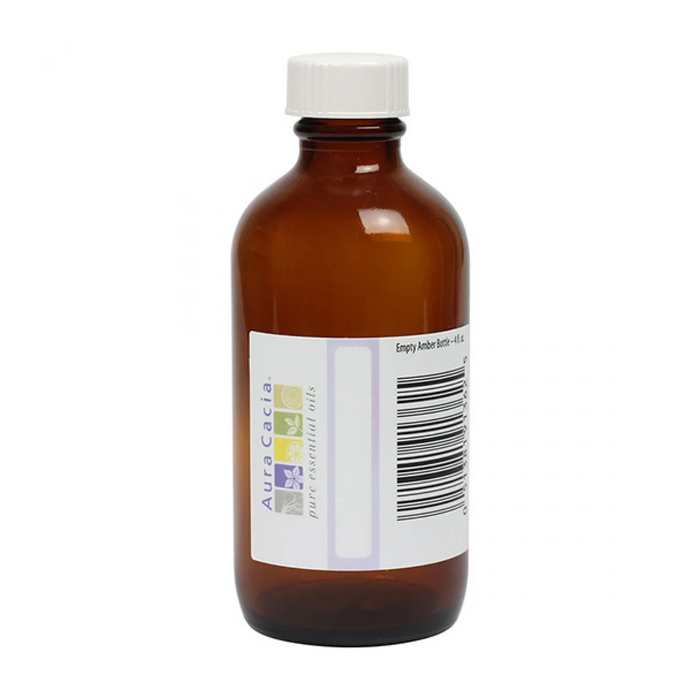 Aura Cacia | Empty Amber Glass Bottle 118ml