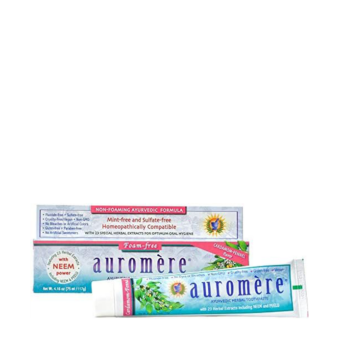 Auromere | Mint-Free Herbal Toothpaste