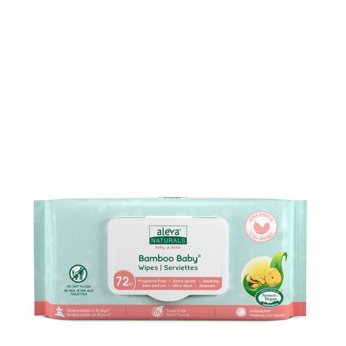 Aleva Naturals | Bamboo Baby Wipes Ultra Sensitive