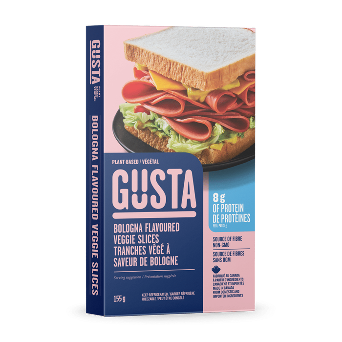 Gusta | Bologna Flavoured Veggie Slices 155g