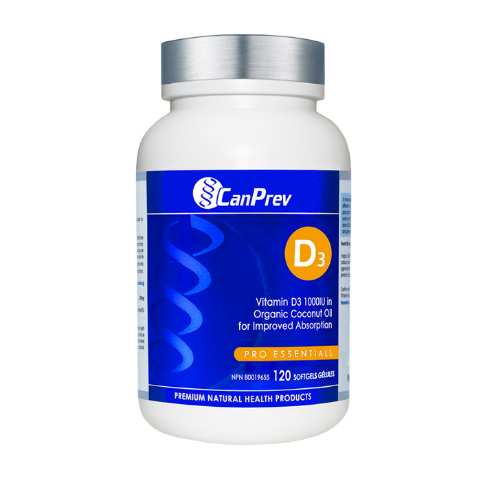 CanPrev | Vitamin D3 1000IU Softgels