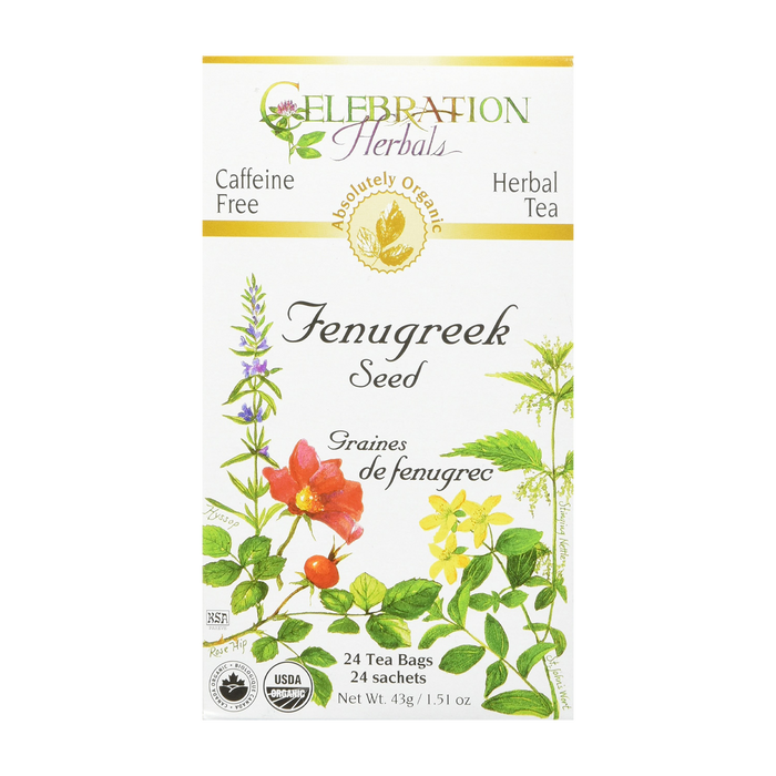 Celebration Herbals | Fenugreek Seed Herbal Tea 24-Bags