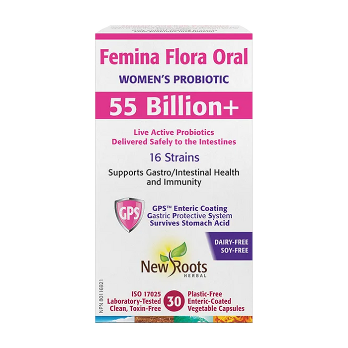 New Roots | Femina Flora Oral Probiotic Vegetarian Capsules