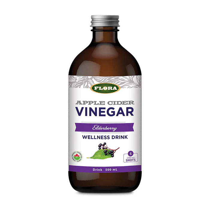 Flora | Elderberry Apple Cider Vinegar Wellness Drink