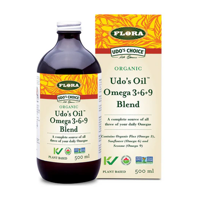 Flora | Organic Udo's Oil Omega 3+6+9 Blend Liquid