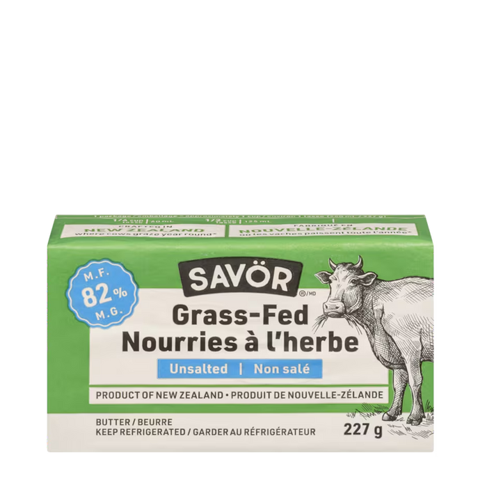 Savor | Grass-Fed Unsalted Butter 227g