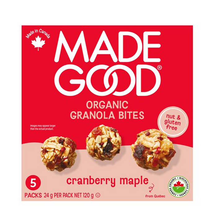 Made Good | Cranberry Maple Granola Bites 5x24g