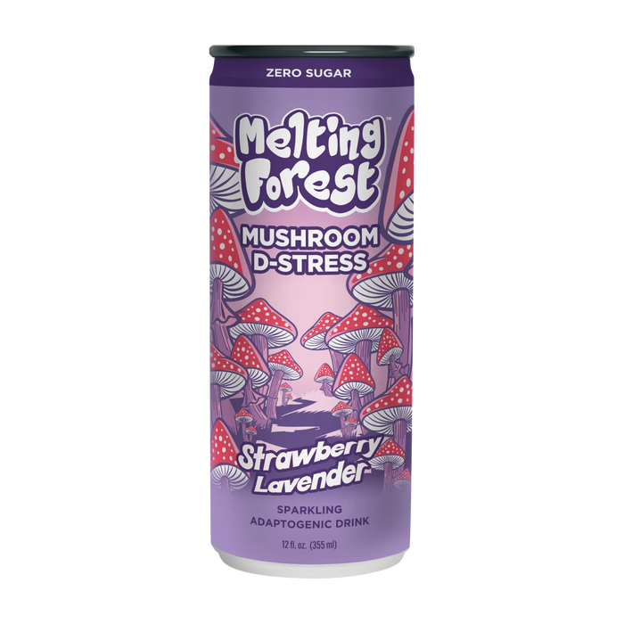 Melting Forest | Mushroom Chill Drink Strawberry Lavender 355ml