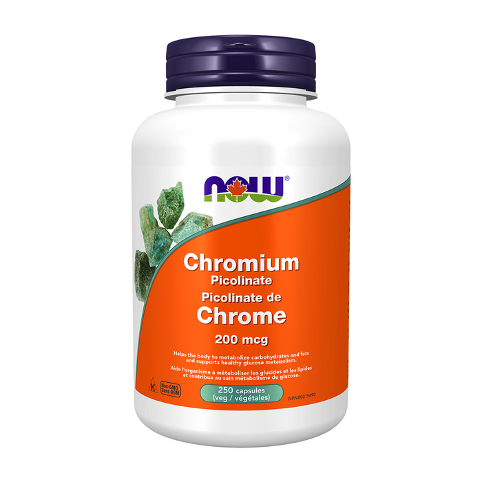 NOW | Chromium Picolinate 200mcg Capsules