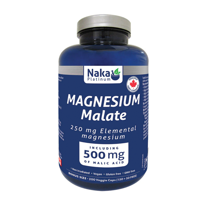 Naka Platinum | Magnesium Malate Vegetarian Capsules