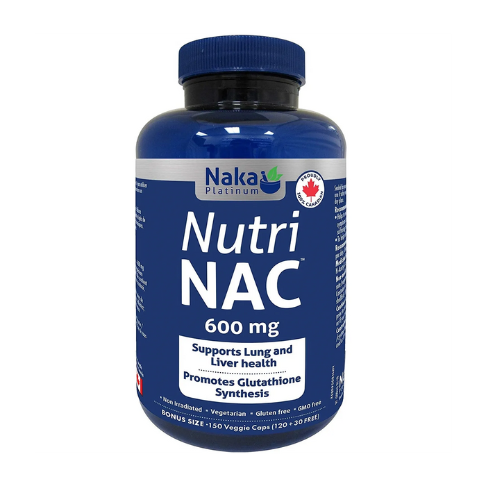 Naka Platinum | Nutri NAC 600mg Vegetarian Capsules