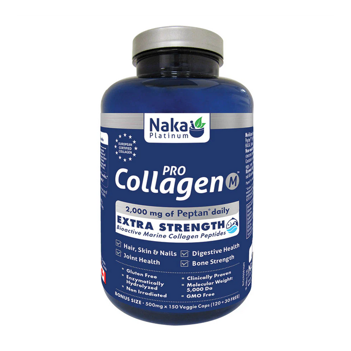 Naka Platinum | Pro Collagen Extra Strength Marine Source Vegetarian Capsules
