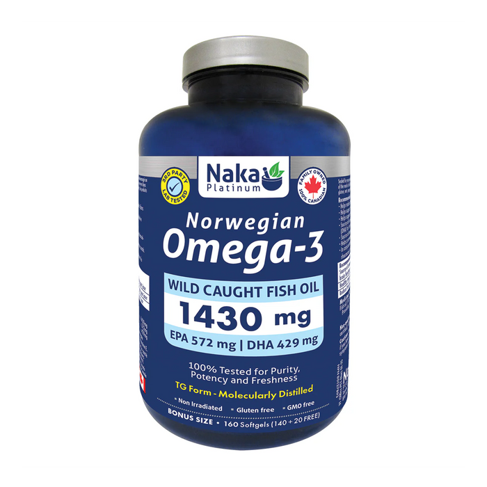 Naka Platinum | Norwegian Omega-3 Softgels