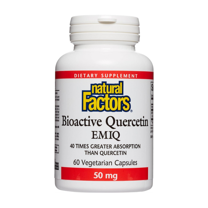 Natural Factors | Bioactive Quercetin EMIQ 50mg Vegetarian Capsules