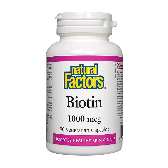 Natural Factors | Biotin 1000mcg Veggie Caps