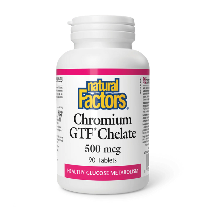 Natural Factors | Chromium GTF Chelate 500mcg Tablets