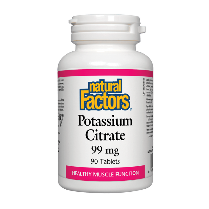 Natural Factors | Potassium Citrate 99mg Tablets