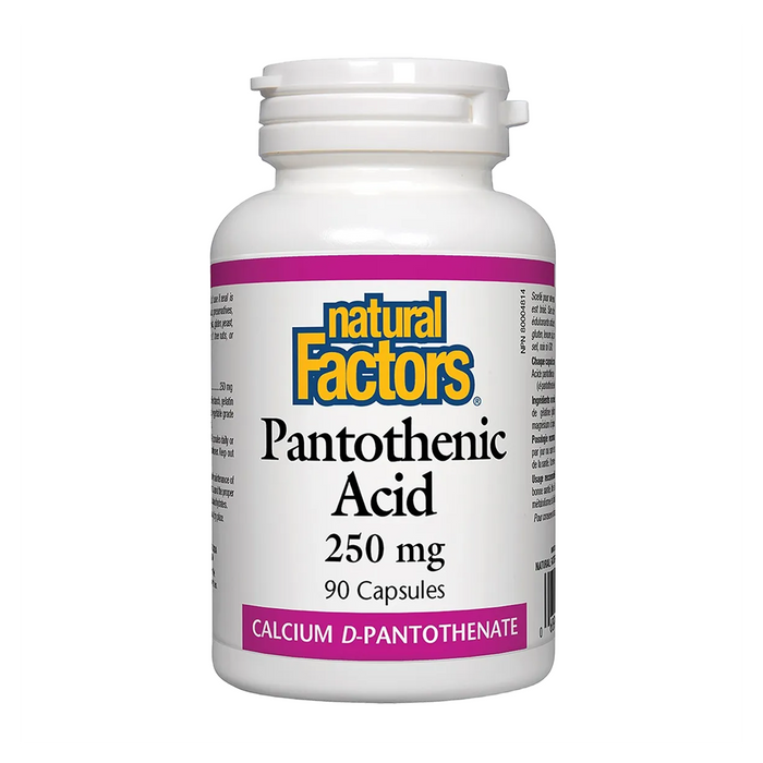 Natural Factors | Vitamin B5 (Pantothenic Acid) 250mg Capsules